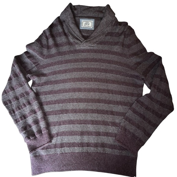 Jos. A. Bank 1905 Pullover Sweater Mens XL Knit Ribbed‎ Long Sleeve Cotton Red - Picture 2 of 10